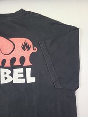 Vintage Black Label Skateboards Mullet Logo T-Shirt, Size (XL), 23×31″, Black