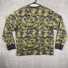 Polo Ralph Lauren Mens XL Camouflage Camo Waffle Knit Long Sleeve Shirt