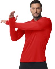 Men’s UPF 50+ Lightweight Long Sleeve Hoodie Fishing Shirts