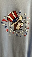 Buc-ees 4th of July Patriotic T-Shirt Land Of The Free SZ L