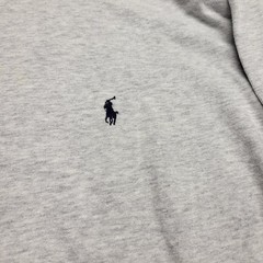 Polo Ralph Lauren Gray Long Sleeve Turtleneck 100% Cotton Mens Large