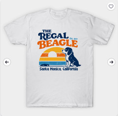 The Regal Beagle Santa Monica California EST 1977 T-Shirt