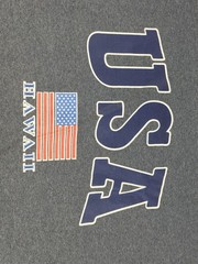 SUNA USA Hawaii T-shirt Blue Men’s XL Long Sleeve