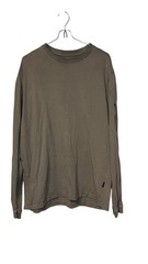 Kuhl Men’s T-Shirt Long Sleeve Relax Fit Outdoor Cotton Zip Sleeve Pocket Large
