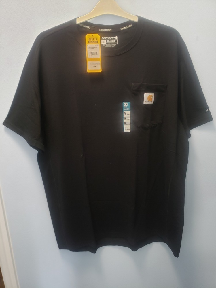 Carhartt Men’s Short Sleeve T-Shirt Size XL Black New With Tags