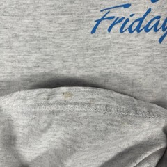 Vtg Fast Fridays Speedway Motorcycle Racing T-Shirt Mens XL Gray Made In USA