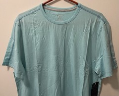 Flag & Anthem MadeFlex Men Short Sleeve Crew Neck T-Shirt Color Aqua Size Medium