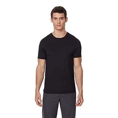 32 DEGREES Cool Mens 2 Pack Short Sleeve Crew Neck T Shirt (Large, Black)