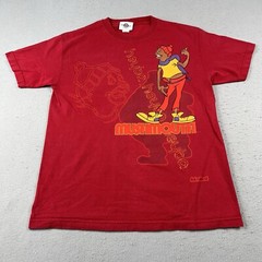 Vintage Fat Albert Mushmouth Shirt Men’s Large Red Short Sleeve Graphic Print