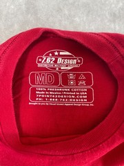 United States Marines Shirt Mens Medium Red 7.62 Design Military Cotton USA