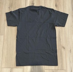 Shaka Active Men’s Short Sleeve Dark Gray Solid 100% Cotton TShirt Size Small