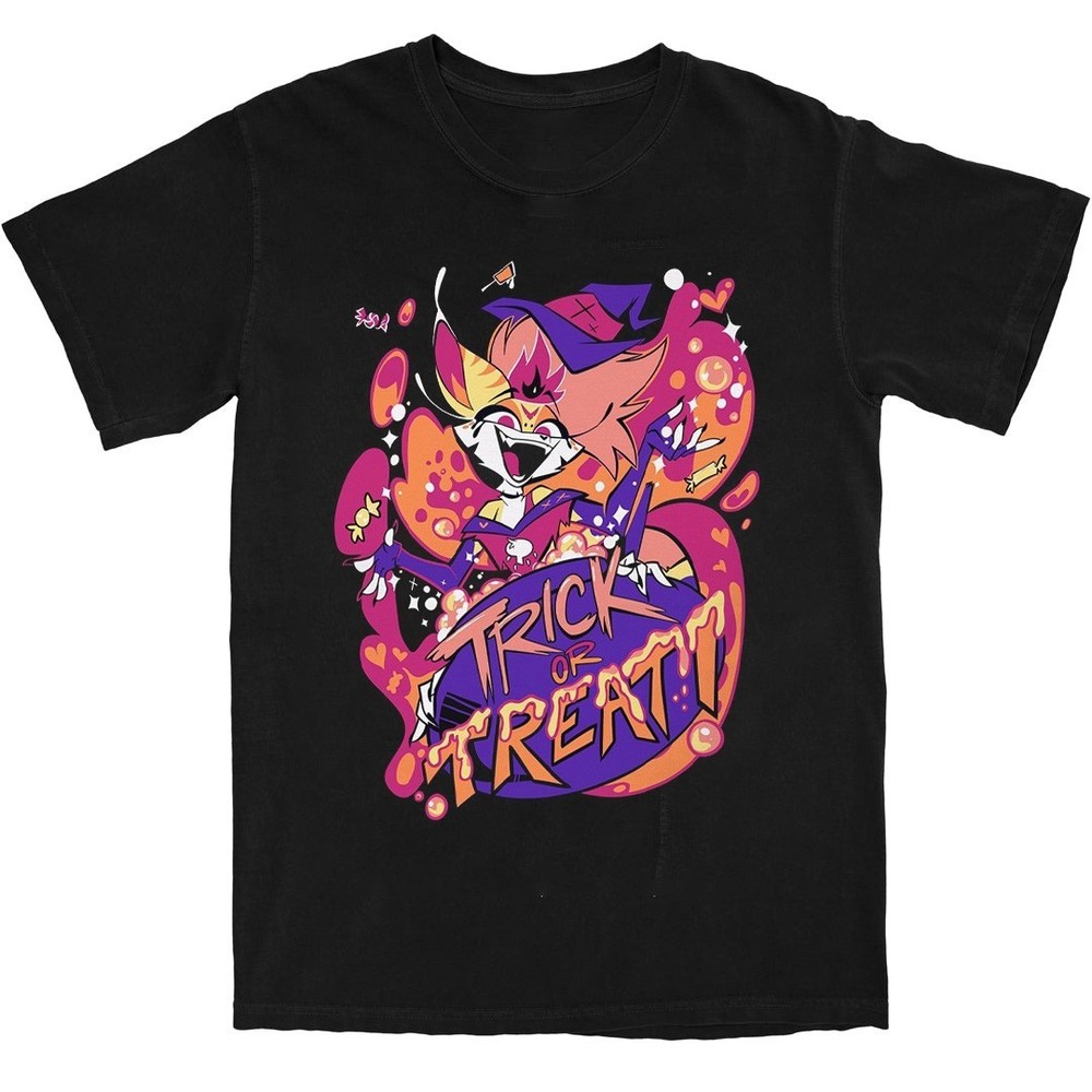 Hazbin Hotel Happy Halloween Funny Unisex T Shirt Gift for fan S-5XL
