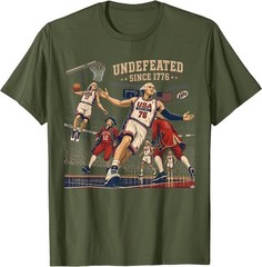 Undefeated Since 1776 America 4th of July Independence Day T-Shirt