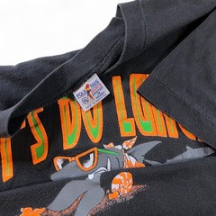 Vtg 80s Shark Lets Do Lunch Myrtle Beach Tee Neon Funny Sunglasses Single Stitch