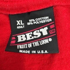 Vintage 90s Roaring 20s Santa Rosa Graphic T-Shirt Fruit Loom BEST XL Red