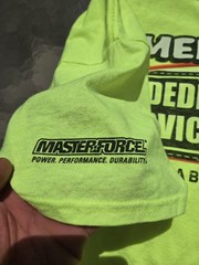 New in Package (NIP) Menards Mens 5XL Neon Safety Yellow HI-VIS T-Shirt