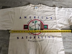 Vtg 90’s Galt Sand American Naturalist Birdwatching Tee Shirt USA Made Size M