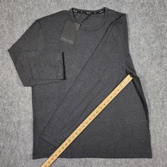 NWT Public Rec Go To Tee Shirt Mens XXL Heather Charcoal Gray Long Sleeve Crew