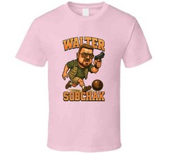 The Big Lebowski Walter Sobchak Retro 80’s Movie Caricature T Shirt