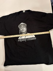 Nipsey Hussle Art Tshirt TMC Crenshaw Rap Hiphop Tee 3XL Big & Tall Size