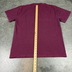 Dickies Skateboard T Shirt Mens Large Burgandy Pocket Grunge Preowned
