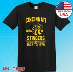 Cincinnati Stingers Ice Hockey Black Size S-5XL