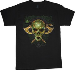 Celtic Skull T-shirt Mens Graphic Tees Clothing Apparel Skulls Accessories Gifts