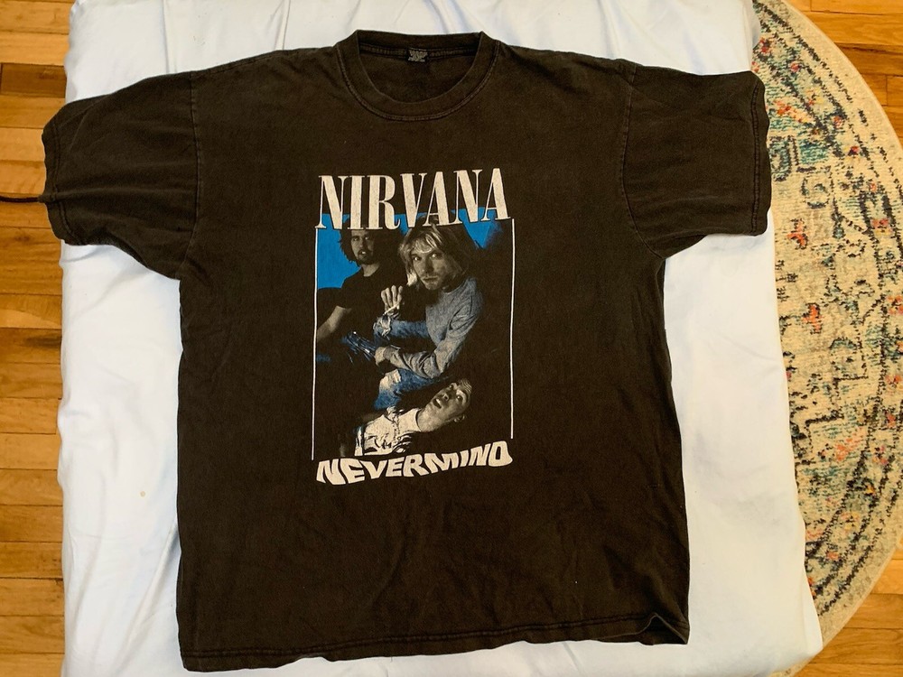 Original Rare Nirvana Nevermind Promo Shirt XL Extra large Best Pakistan Vintage