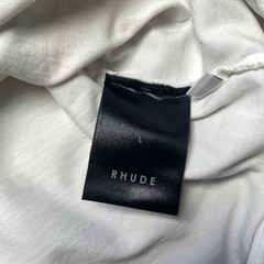 Rhude New Money Graphic Tee White Size Large SS23 Streetwear Luxury