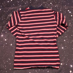 Vintage Polo Ralph Lauren Red & Blue Striped L/S T-shirt – Large – Made in USA
