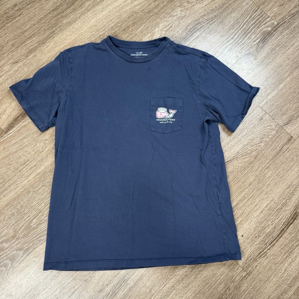 Vineyard Vines Classic New York City Whale Logo T-Shirt Men’s Size M