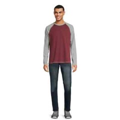 George Men’s Raglan Tee Long Sleeve Two Color
