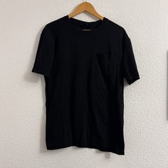 Smog Black Relaxed Fit Chest Pocket T-Shirt M 2541