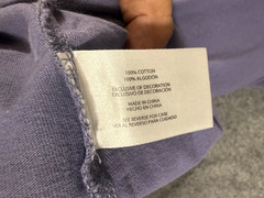 Eddie Bauer Henley T-Shirt Mens XL Purple Cotton Short Sleeve 1/4 Button NWT
