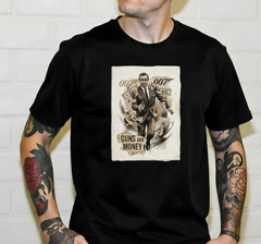 James Bond 007 CUSTOM T-Shirt Size S-5XL