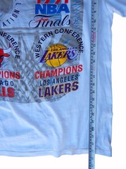 Chicago Bulls Michael Jordan Lakers 1991 NBA Finals Vintage Basketball Shirt XL