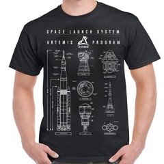 NASA Artemis Space Launch System Adult T-Shirt