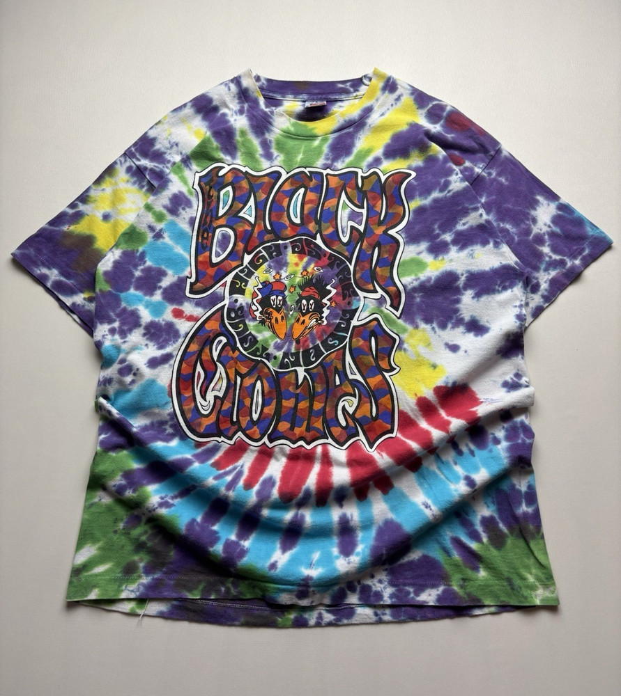 Vtg 92 High As The Moon Tour Tie Dye Single Stitch Fruit Of The Loom Shirt
