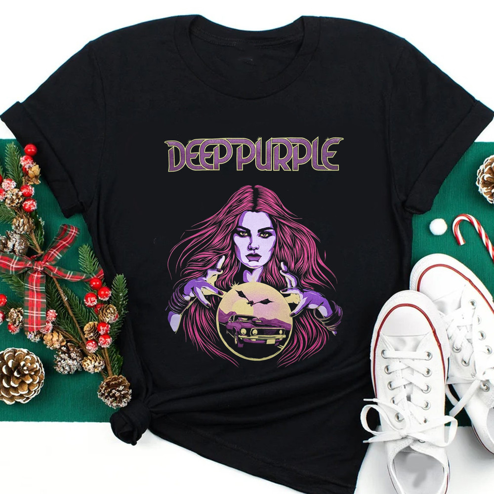 New Deep Purple Fortune Teller Band T-Shirt Black All Size D328