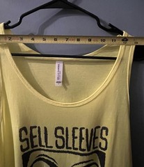Satoshi Nakamoto Bella Canvas Yellow Tank Top Size L Large Bitcoin Stack Stats