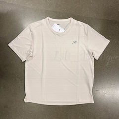 NWT Nike DV9597-104 Men Dri-FIT Miler Varsity Running Top Tee Shirt Cream Size M