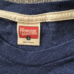 Homage T Shirt Mens Size Large Blue A Mindset Of Believing Graphic Short Sleeve