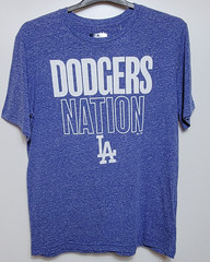 NWT XL Majestic LA Dodgers Nation T-Shirt – Blue Heather $40.00