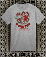 Retro Tiki Art Tee T Shirt Mug Restaurant Bar Lounge Tahiti Santa Monica CA