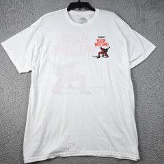 Marvel Deadpool T Shirt MENS XL White CASUAL Comics Retro MOVIE Disney tee NWT
