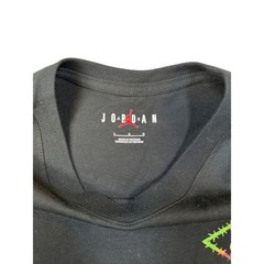 Jordan Jumpman Mens Black Graphic T-Shirt Large NWT Barbed Wire Logo