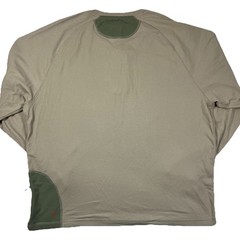 Bass Outdoor Shirt Mens 2XL Green Henley Performance Thermal Hiking Camping