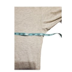 Unisex M Light Gray White Heather Pattern T-shirt Dark Gray Graphic Logo Unknown