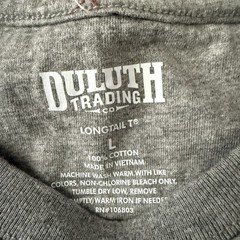 Duluth Trading Longtail Pocket T-Shirt Mens L Standard Fit Short Sleeve Tee NEW