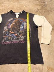 1993 3D Emblem Easy Riders Cut Off T-Shirt, FADER, Size Medium, Pendleton Oregon